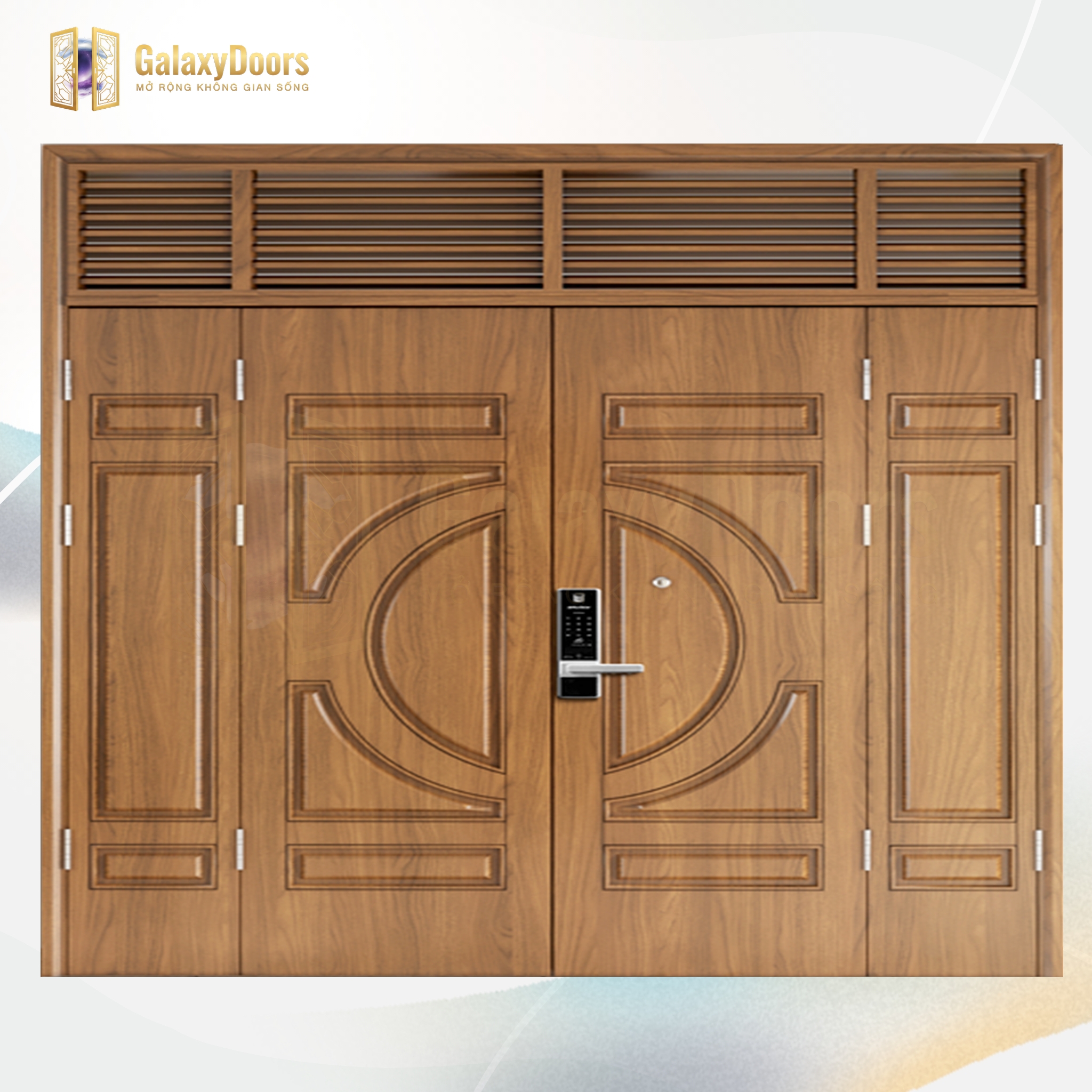Cửa Đại Thép 4 Cánh GLX-Steel 130L VG12